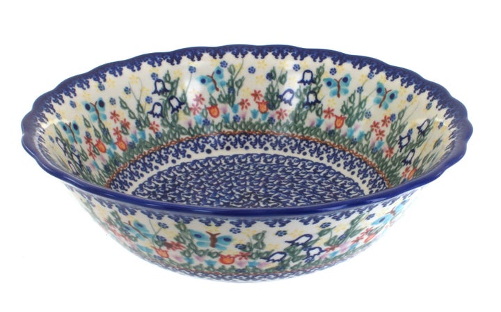 Vena Garden of Eden Large Serving Piece — Polish Pottery
