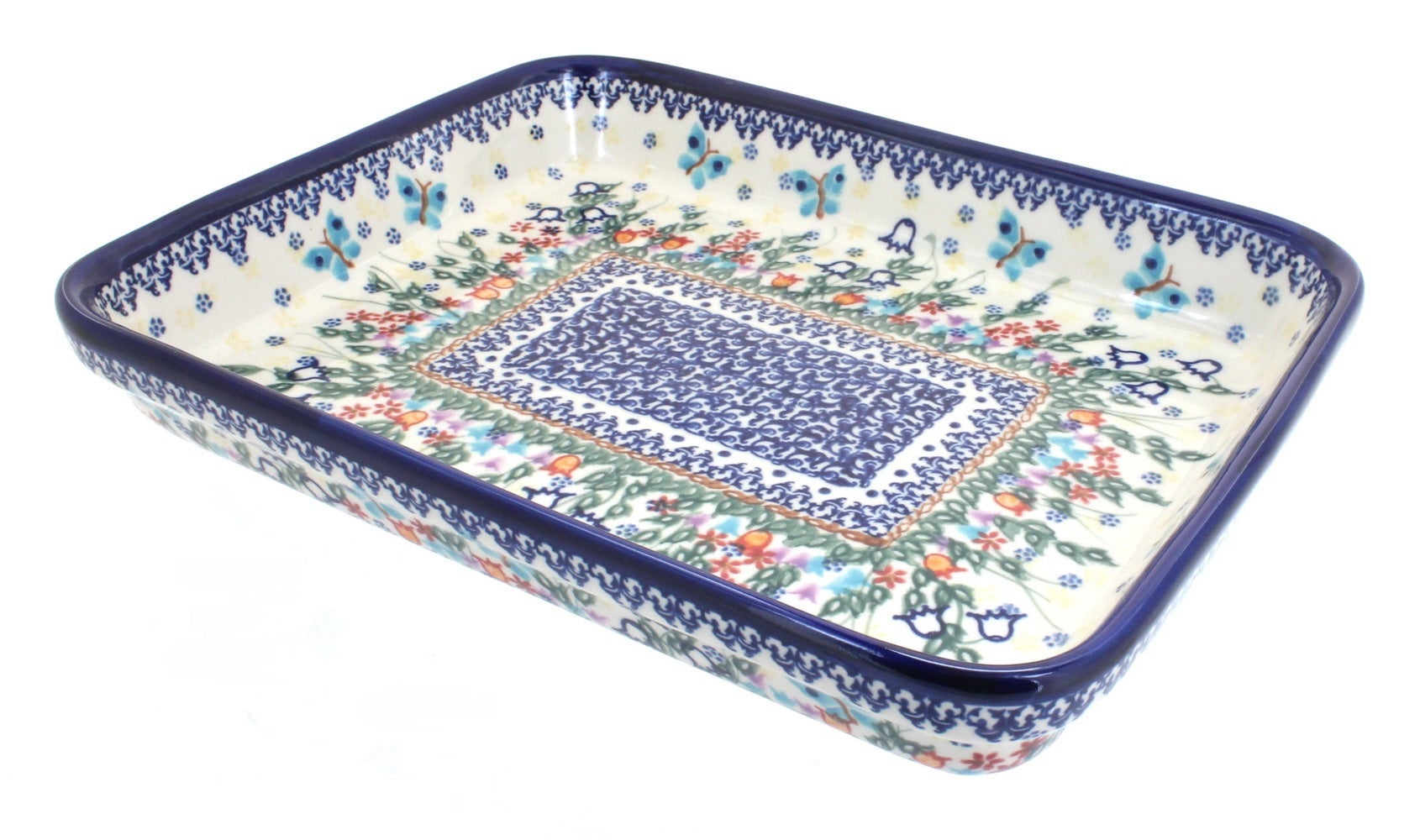 Vena Garden of Eden Medium Bakeware — Polish Pottery