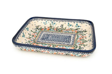 Vena Garden of Eden Medium Bakeware — Polish Pottery