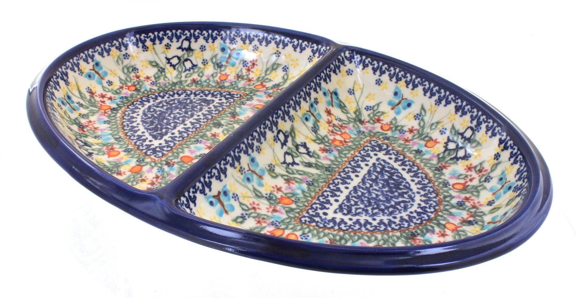 Vena Garden of Eden Large Serving Piece — Polish Pottery