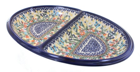 Vena Garden of Eden Large Serving Piece — Polish Pottery