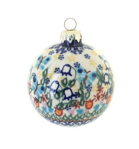 Vena Garden of Eden Large Christmas Ball — Polish Pottery