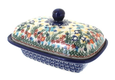 Vena Garden of Eden Butter Dish — Polish Pottery