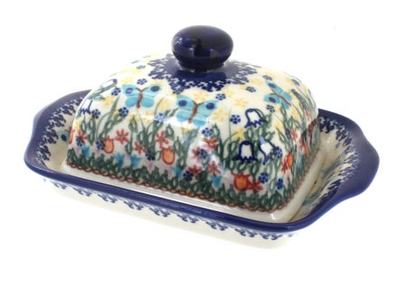 Vena Garden of Eden Butter Dish — Polish Pottery