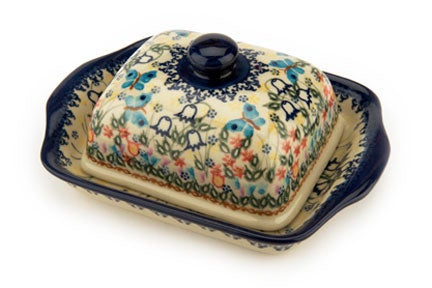 Vena Garden of Eden Butter Dish — Polish Pottery
