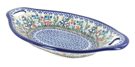 Vena Garden of Eden Medium Serving Piece — Polish Pottery
