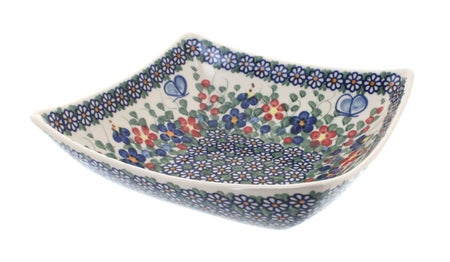 Vena Garden Butterfly Medium Serving Piece — Polish Pottery