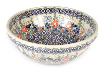 Vena Garden Butterfly Small Serving Piece — Polish Pottery