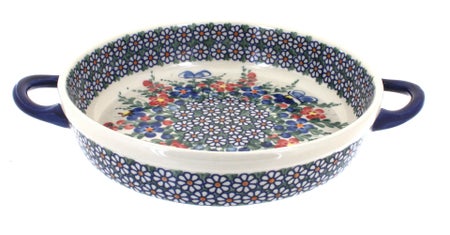 Vena Garden Butterfly Small Bakeware — Polish Pottery