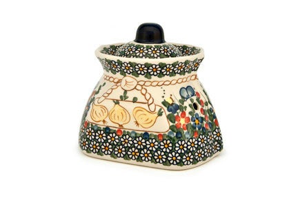 Detail image of Vena Garden Butterfly Counter Storage — Polish Pottery