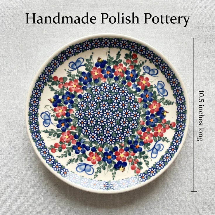 Detail image of Vena Garden Butterfly Countertop Accessories — Polish Pottery