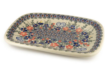 Vena Garden Butterfly Medium Serving Piece — Polish Pottery