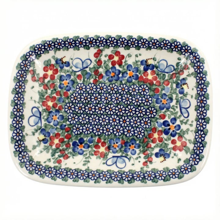 Vena Garden Butterfly Medium Serving Piece — Polish Pottery