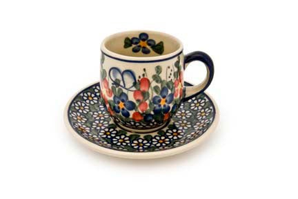 Detail image of Vena Garden Butterfly Coffee & Tea Accessories — Polish Pottery
