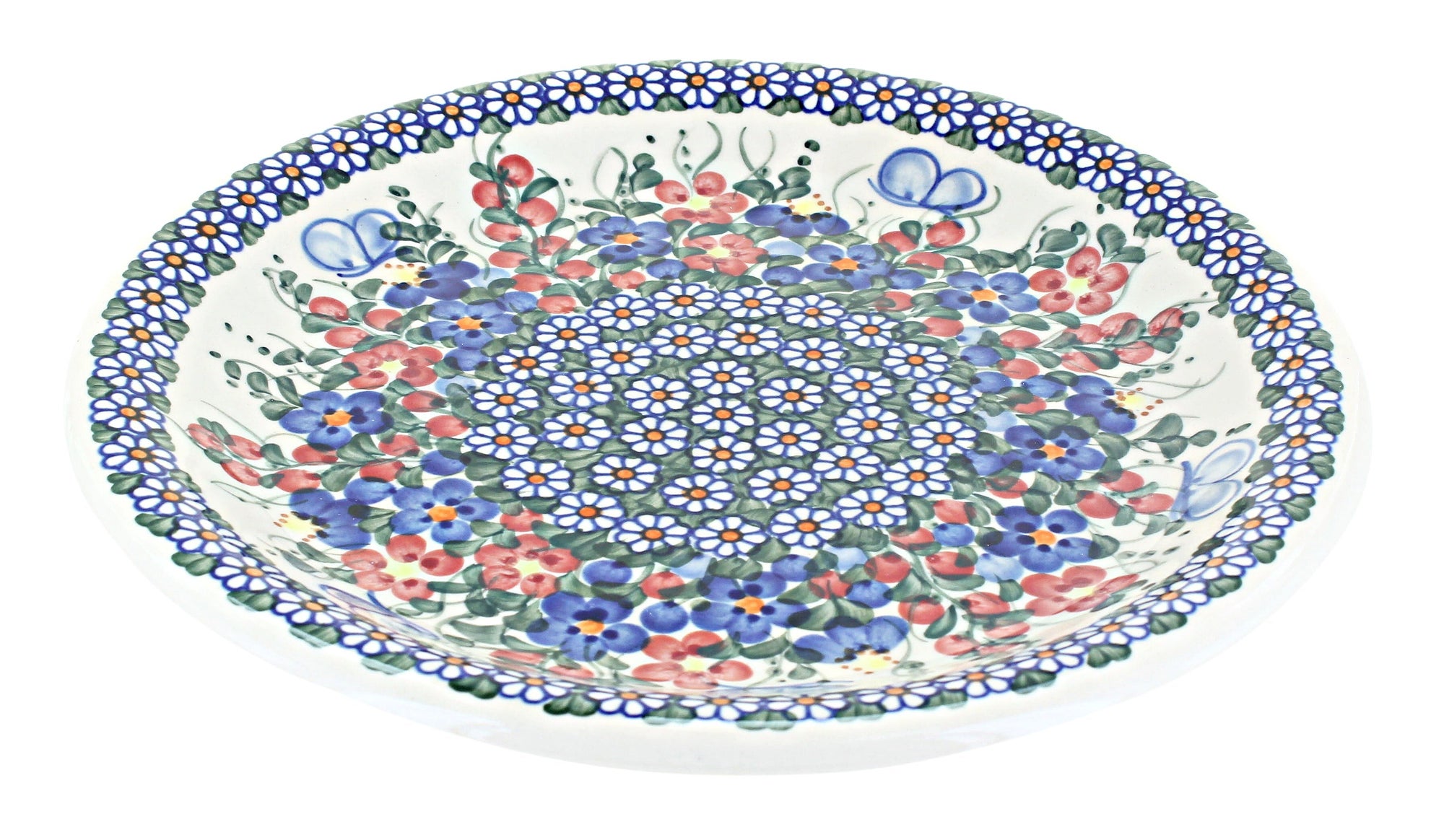Vena Garden Butterfly Dining Plates & Bowls — Polish Pottery