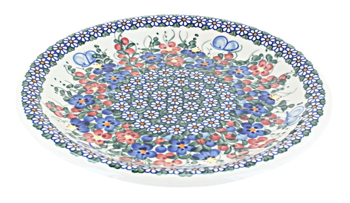 Vena Garden Butterfly Dining Plates & Bowls — Polish Pottery