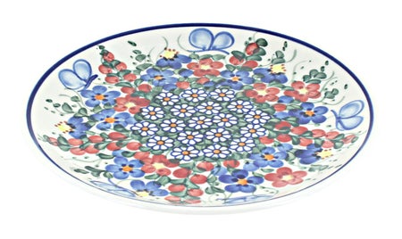 Vena Garden Butterfly Dining Plates & Bowls — Polish Pottery