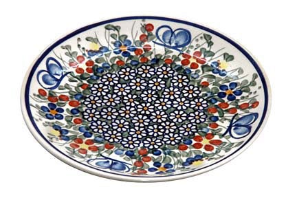 Detail image of Vena Garden Butterfly Dining Plates & Bowls — Polish Pottery