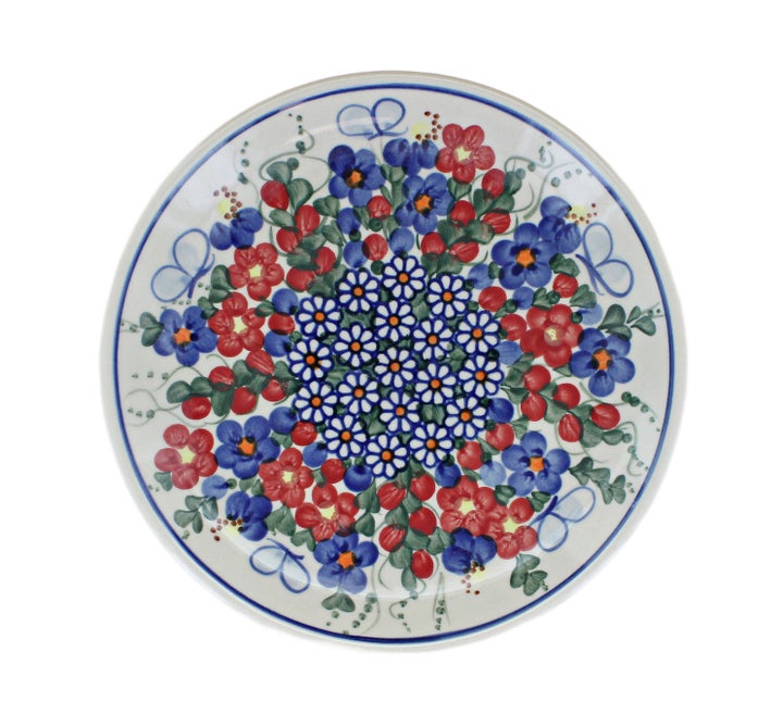Vena Garden Butterfly Dining Plates & Bowls — Polish Pottery