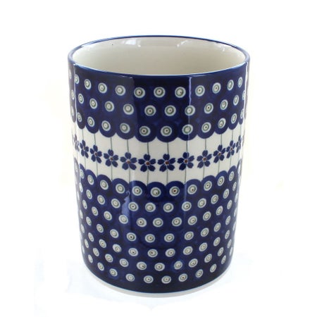 Zaklady Flowering Peacock Counter Storage — Polish Pottery