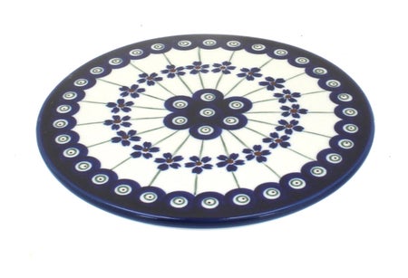 Zaklady Flowering Peacock Countertop Accessories — Polish Pottery