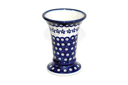 Detail image of Zaklady Flowering Peacock Décor — Polish Pottery