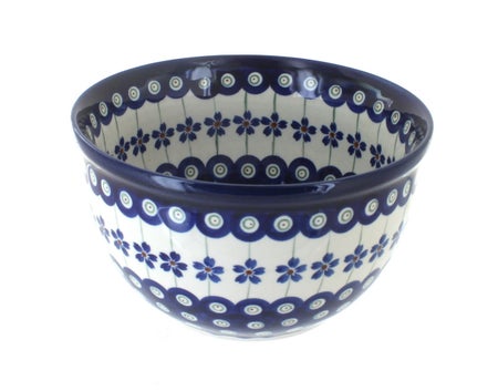 Zaklady Flowering Peacock Baking Accessories — Polish Pottery