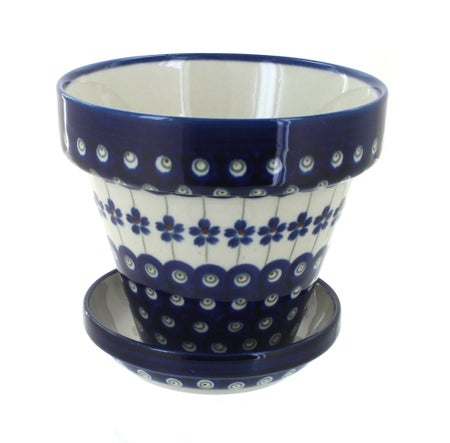 Zaklady Flowering Peacock Décor — Polish Pottery