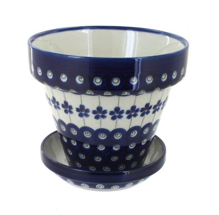 Zaklady Flowering Peacock Décor — Polish Pottery