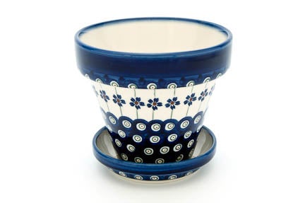 Zaklady Flowering Peacock Décor — Polish Pottery