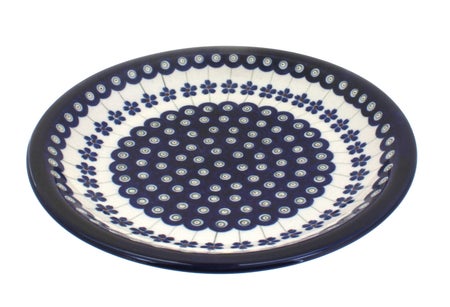 Zaklady Flowering Peacock Dining Plates & Bowls — Polish Pottery