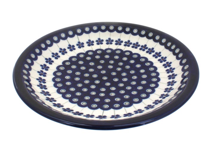 Zaklady Flowering Peacock Dining Plates & Bowls — Polish Pottery