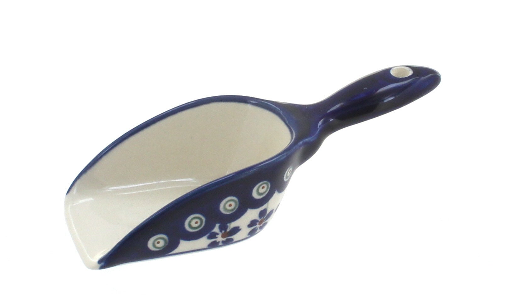 Zaklady Flowering Peacock Countertop Accessories — Polish Pottery