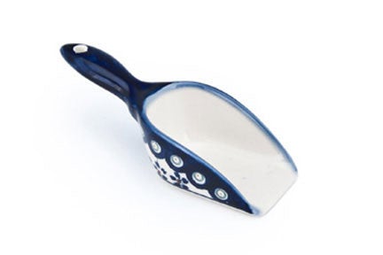 Detail image of Zaklady Flowering Peacock Countertop Accessories — Polish Pottery