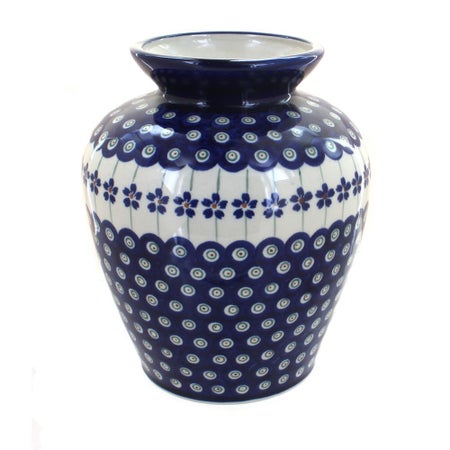 Zaklady Flowering Peacock Décor — Polish Pottery
