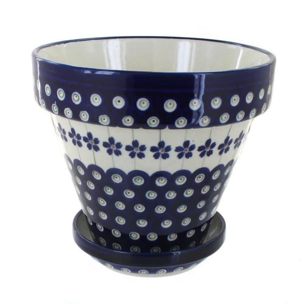 Zaklady Flowering Peacock Décor — Polish Pottery
