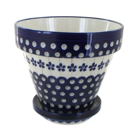 Zaklady Flowering Peacock Décor — Polish Pottery