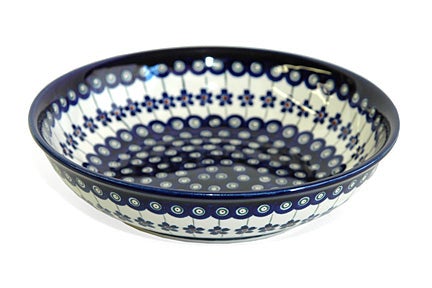 Zaklady Flowering Peacock Dining Plates & Bowls — Polish Pottery