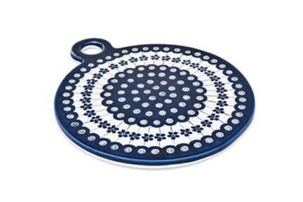 Zaklady Flowering Peacock Countertop Accessories — Polish Pottery