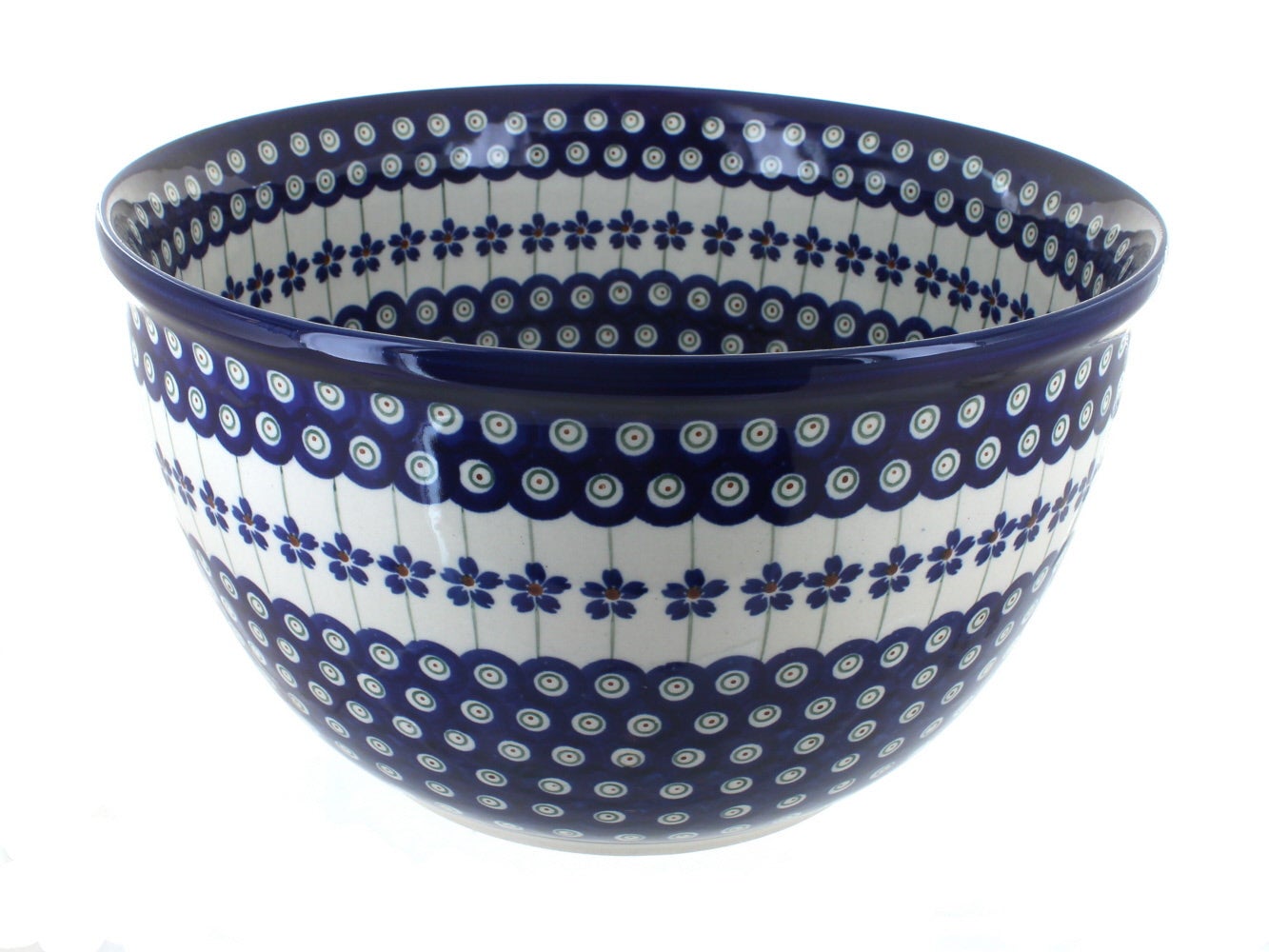 Zaklady Flowering Peacock Baking Accessories — Polish Pottery