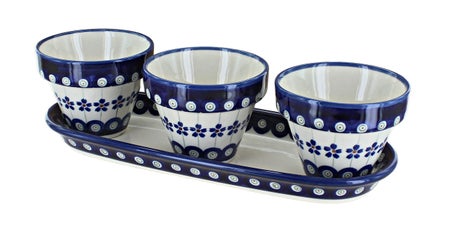 Zaklady Flowering Peacock Décor — Polish Pottery
