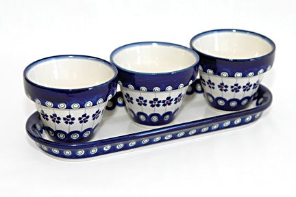 Zaklady Flowering Peacock Décor — Polish Pottery