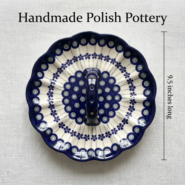Zaklady Flowering Peacock Dining Accessories — Polish Pottery