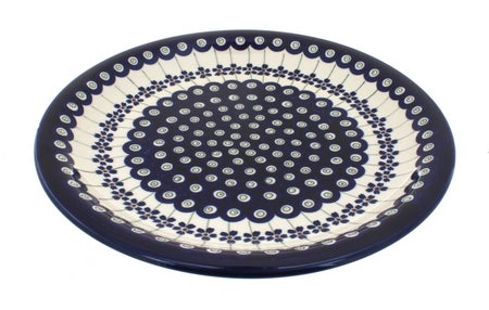 Zaklady Flowering Peacock Dining Plates & Bowls — Polish Pottery