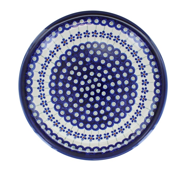 Zaklady Flowering Peacock Dining Plates & Bowls — Polish Pottery