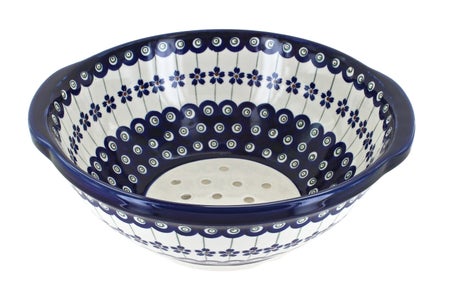 Zaklady Flowering Peacock Countertop Accessories — Polish Pottery