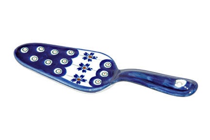 Detail image of Zaklady Flowering Peacock Dining Accessories — Polish Pottery