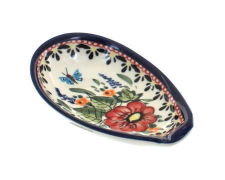 Zaklady Floral Butterfly Countertop Accessories — Polish Pottery