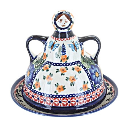 Zaklady Floral Butterfly Countertop Accessories — Polish Pottery