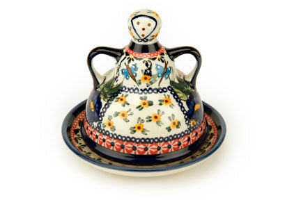 Zaklady Floral Butterfly Countertop Accessories — Polish Pottery